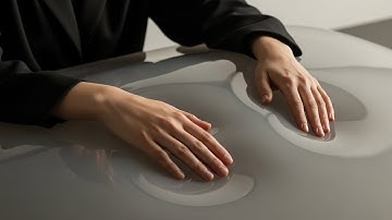 Resting on an Impossible Surface (ASMR Visual) | Hands & Body