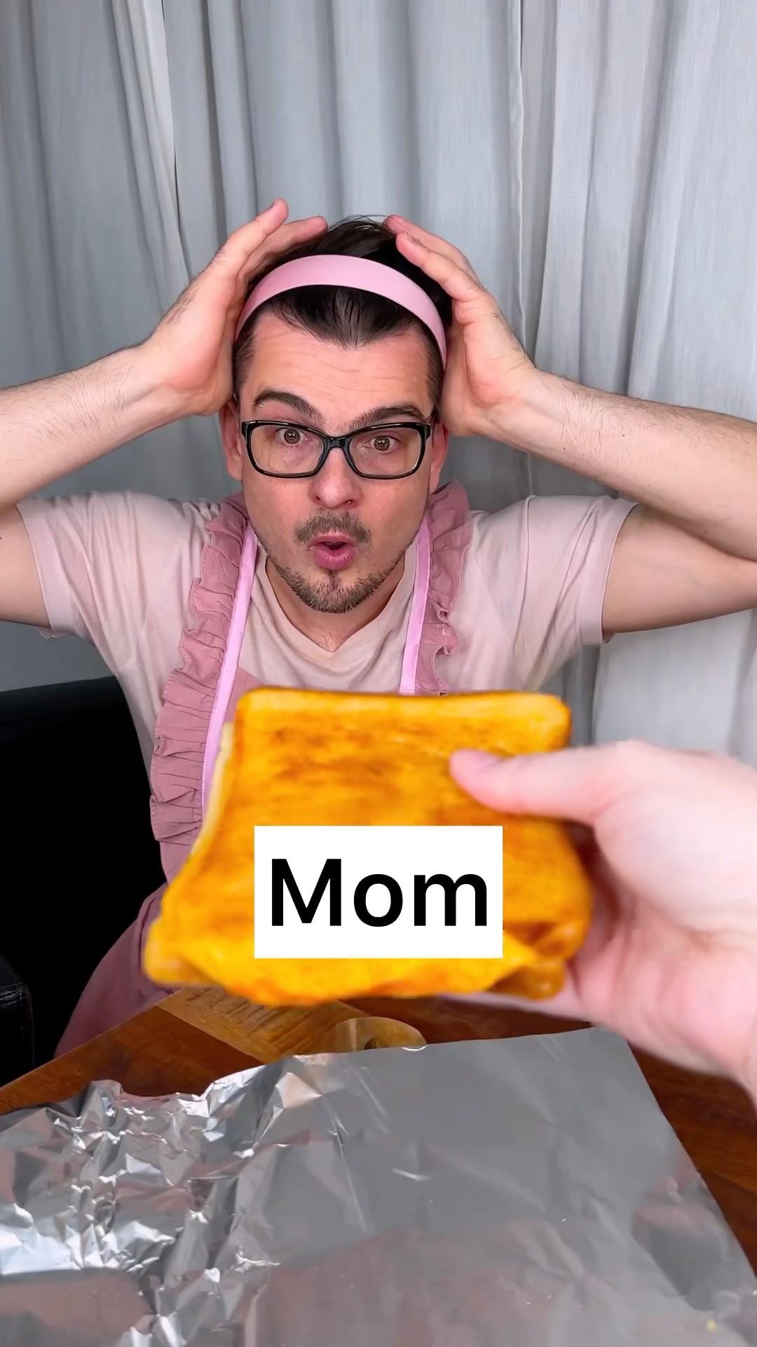 How to make the best grilled CHEESE SANDWICH for mom??❤️??| CHEFKOUDY