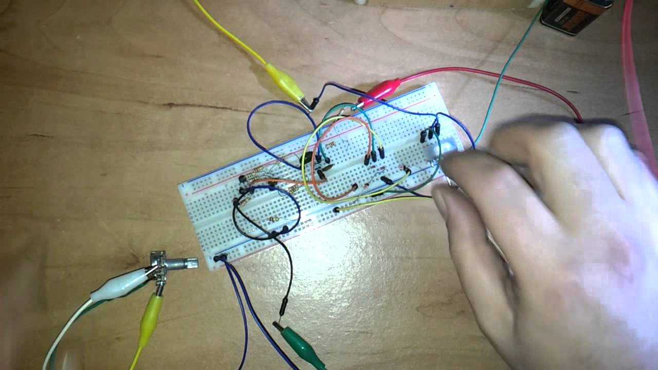distorsionador guitarra rock metal muy facil en protoboard - YouTube