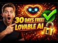 Get Lovable AI FREE for 30 Days 😱 Lovable Promo Code Tutorial