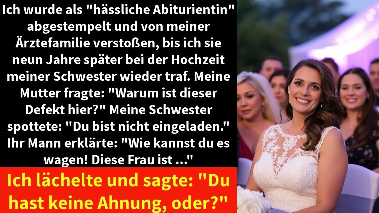 Ich wurde als  hässliche Abiturientin  abgestempelt und von meiner Ärztefamilie verstoßen,