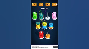Hoop Sort Puzzle - Color Ring Stack Sorting Game Level 250 Solution