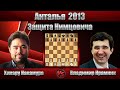 Хикару Накамура - Владимир Крамник | Анталья 2013 | Защита Нимцовича |