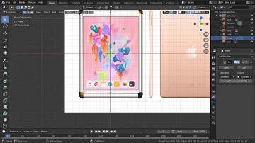 How to make Apple IPad in blender | Part-1 | Blender tutorial |