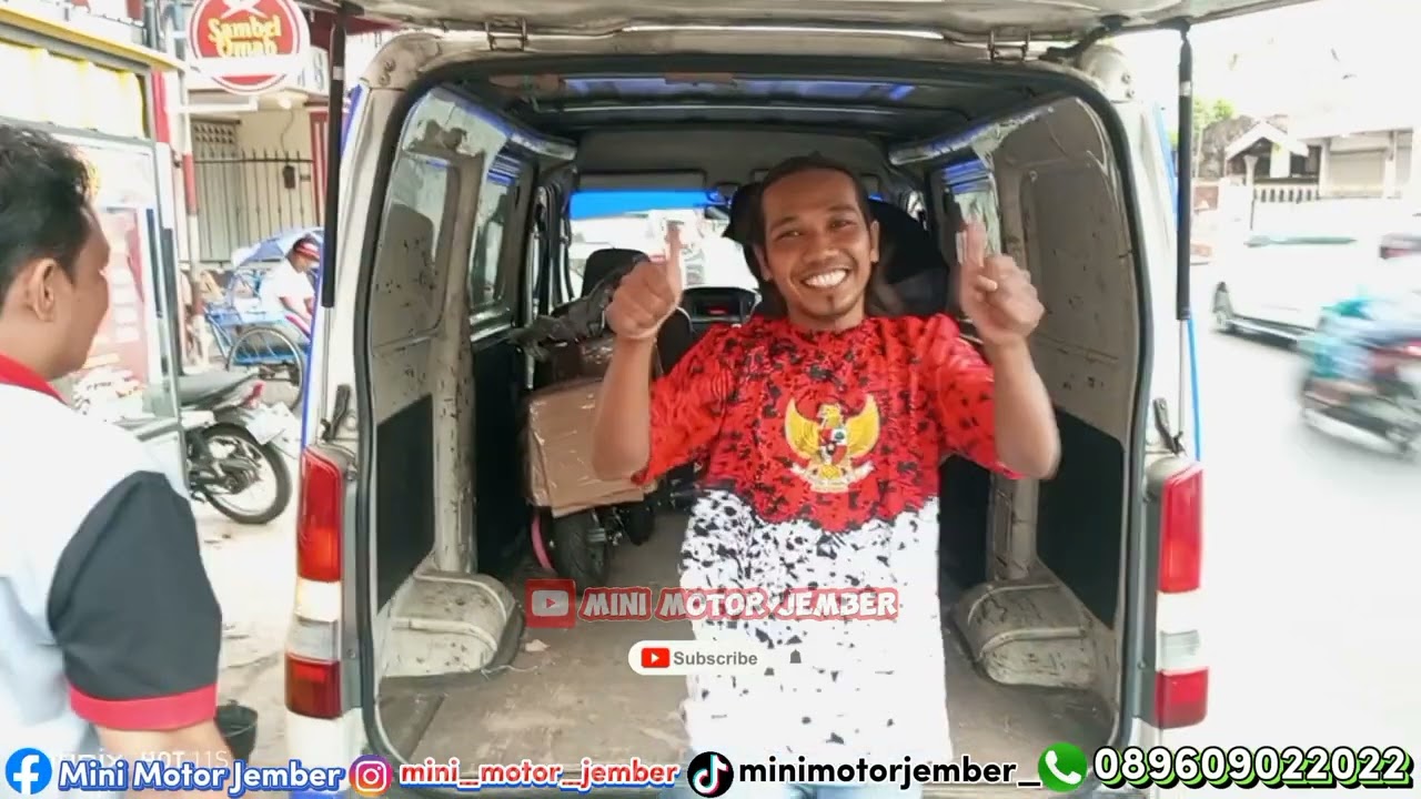 Sold out mini SCOOPY ke ROGOJAMPI BANYUWANGI