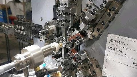 kct 808 hight speed spring coiling machine with spring length gauge