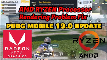 How To Fix Gameloop PUBG Mobile Rendering Issue in AMD RYZEN Processor | PUBG Mobile 19.0 Update