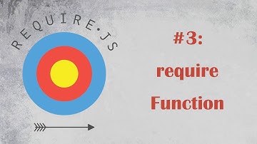 RequireJS Tutorial 3: require Function