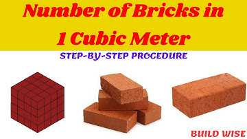 How to Calculate the Number of Bricks in 1 Cubic Meter | Step-by-Step Brickwork Estimation Guide