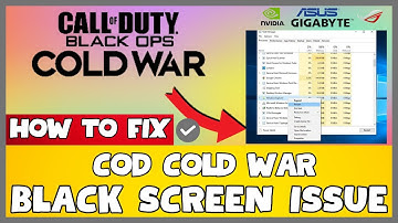 How to Fix COD Cold War Black Screen ISSUE | 2023 Easy Fix #updated