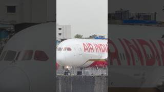 Air India brand new b787-8 retrofitted spotted in Bombay #airindia #b787 #aviation #takeoff
