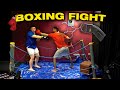Jordan vs semih boxkampf slip n slide  eskalation seine oma  mit elektroschocker