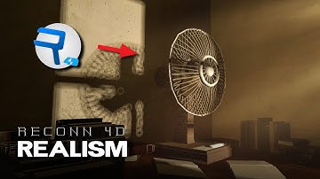 I MADE REALISTIC SCENE RENDER USING RECONN 4D #pandapixels #reconn4d