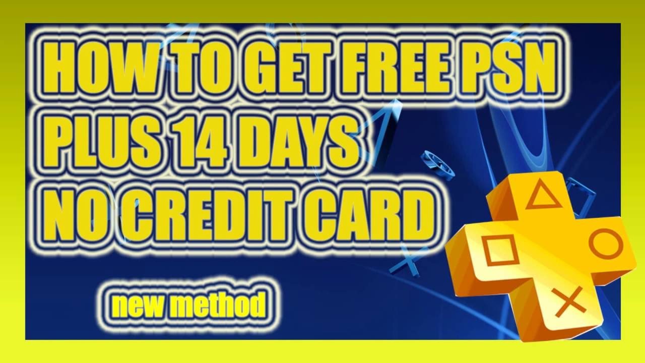 How to get PSN PLUS For free [14 days trial] NO CREDIT CARD August 2017 ...