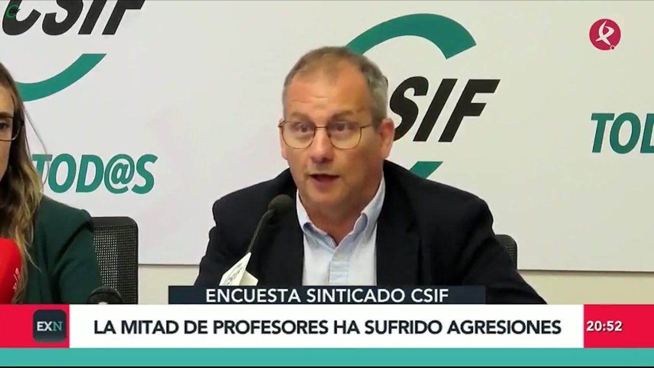 La mitad de los profesores ha sufrido agresiones - YouTube