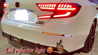 LED Smoked Bumper Lights 20182022 Honda Accord ( Animated+ sequential)