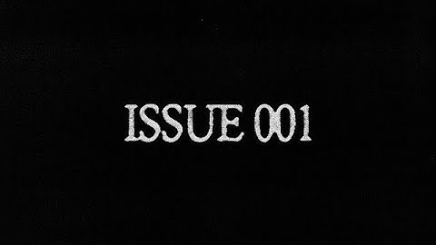 ISSUE 001