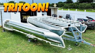Buying a $4000 Tritoon to Install on my Boat  Episode 2