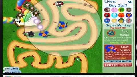 BTD 3 Track 1 Hard Walkthrough