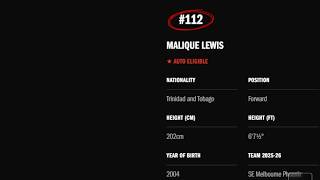 Malique Lewis - 2026 Adidas EuroCamp Treviso Highlights
