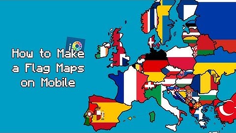 How to Make a Flag Maps on Mobile (with IbisPaint X) || EJHalfz Tutorial