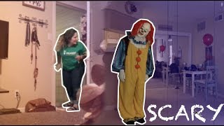 IT! CLOWN PRANK ON GIRLFRIEND