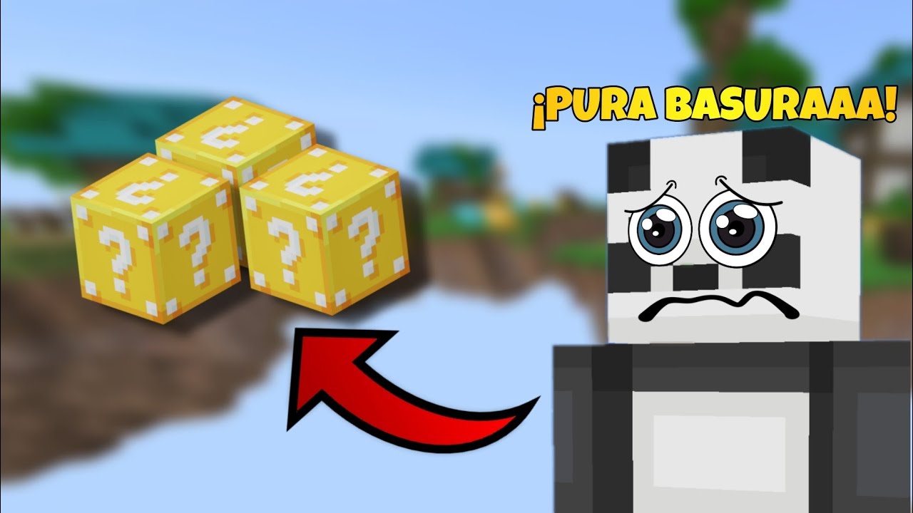 MI ÚLTIMO VIDEO DEL AÑO - MINECRAFT LUCKY BLOCKS🐼