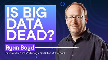 #252 Is Big Data Dead? MotherDuck and the Small Data Manifesto | Ryan Boyd, Co-Founder at MotherDuck