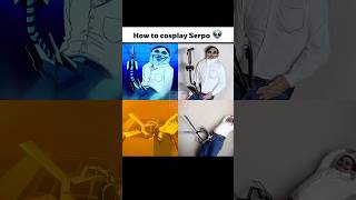 How to cosplay Serpo 👽 #anime #dandadan #viral #shorts