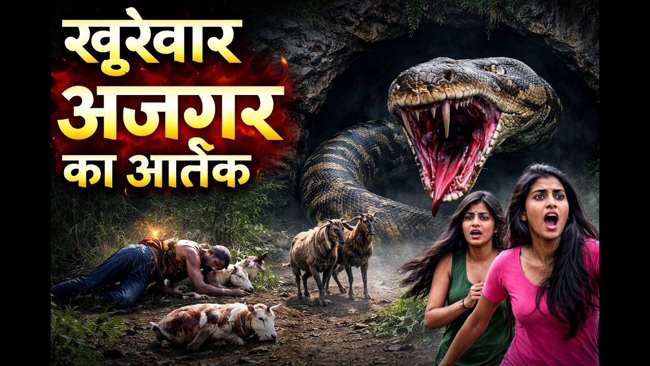 खूंखार अजगर का आतंक | Jungle Horror Story | Python Attack - YouTube