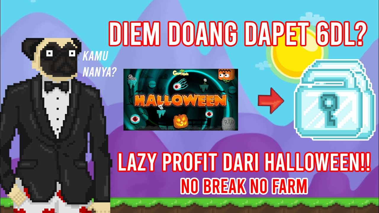 persiapan halloween growtopia