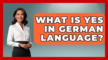 What Is Yes In German Language? - The Language Library