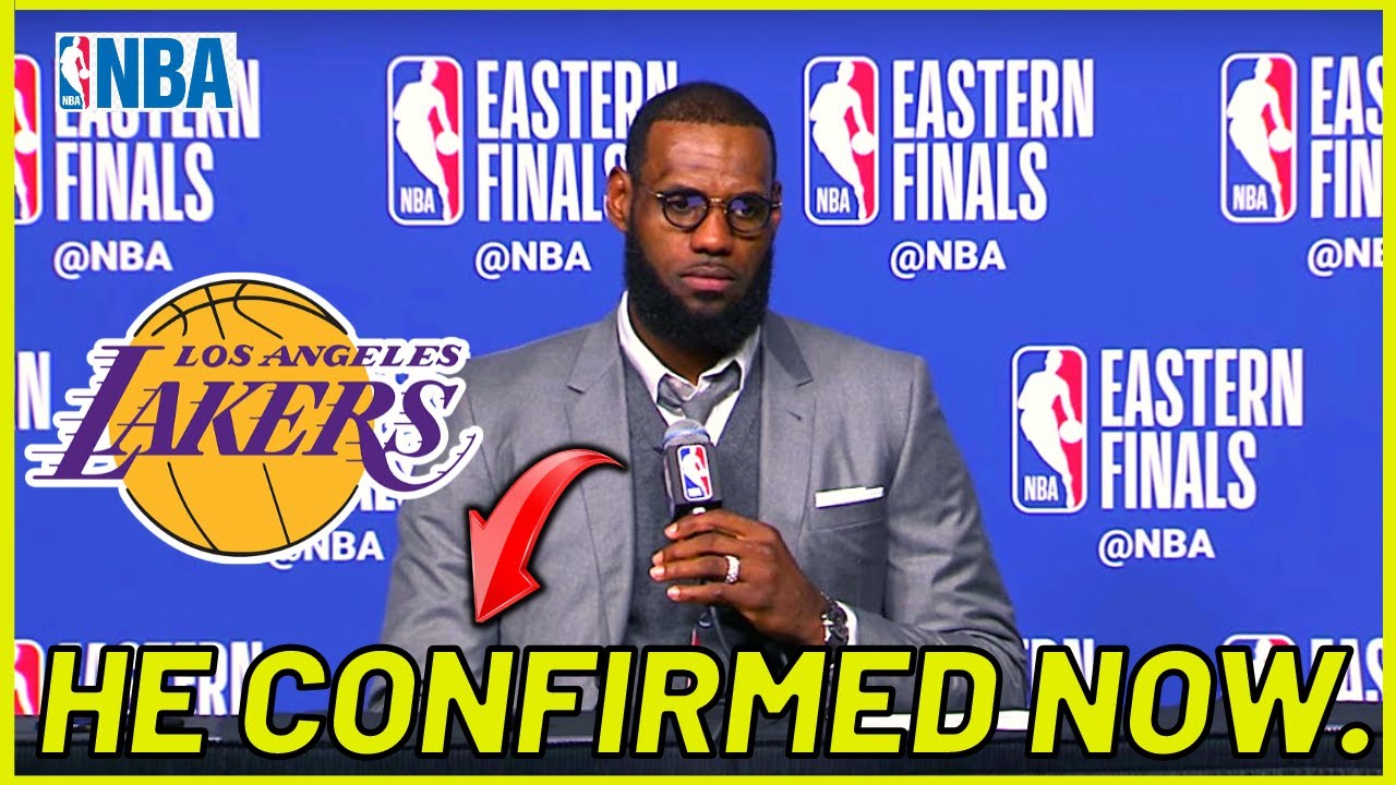 LEBRON JUST CONFIRMED! BAD NEWS FOR THE LAKERS! LAKERS NEWS - YouTube