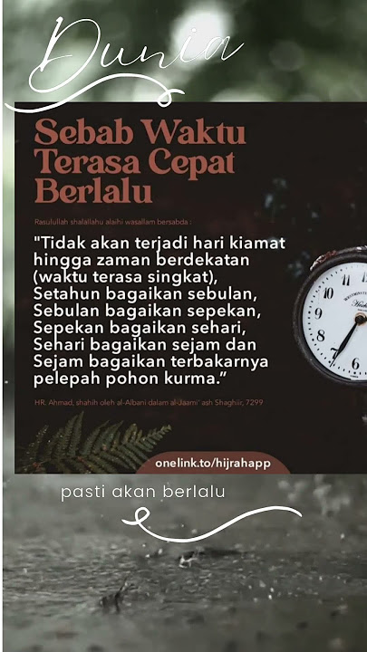 SEBAB WAKTU