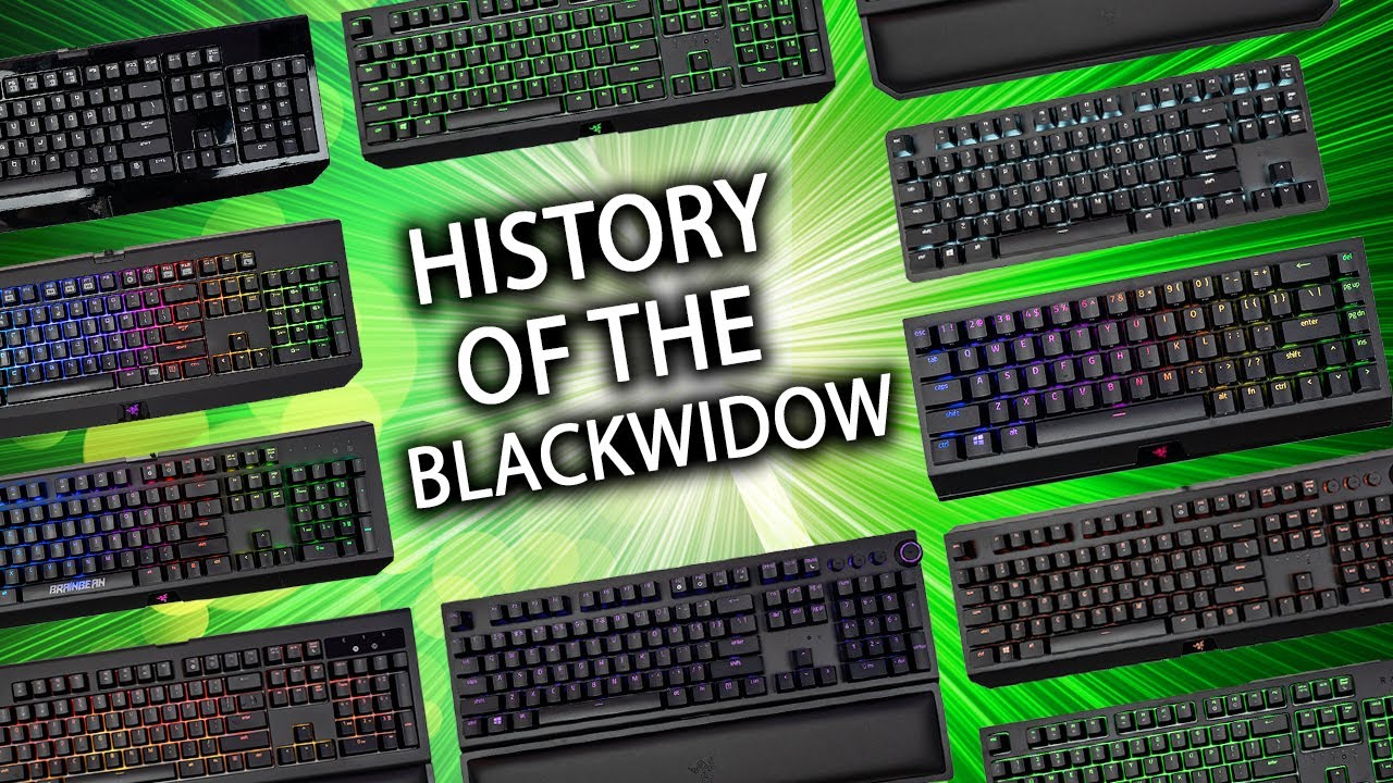 The History and Evolution of the Razer Blackwidow Keyboard + Every Switch  Sound Test 