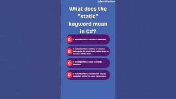 Static in C#: 🧱 #technology #computer #educación #educational
