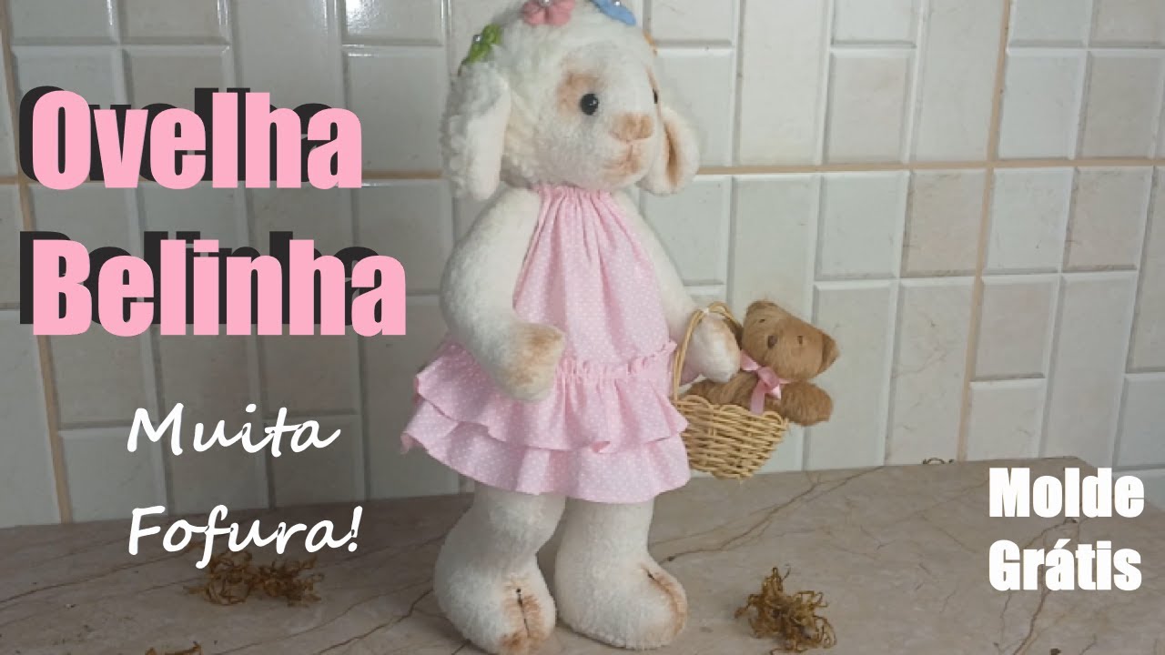 Ovelha Belinha - Páscoa  (Moldes Gratuitos)