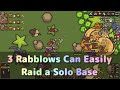 3 Rabblows Can Easily Raid a Solo Base [Taming.io]
