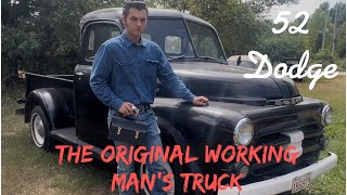 CHECK OUT THIS HIGHLY ORIGINAL 1952 DODGE TRUCK