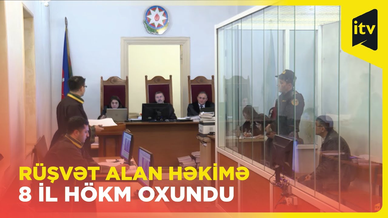 Azərbaycanda həkim rüşvət aldı, barmaqlıqlar arasına düşdü