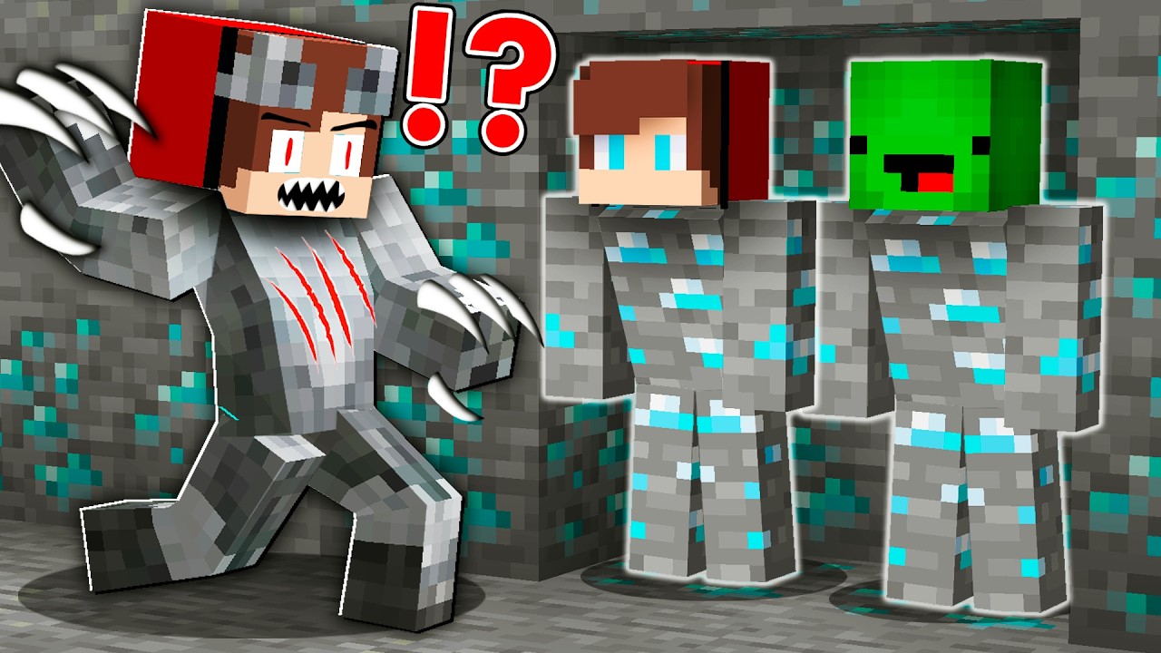 Джей-Джей и Майки стали Даймонд и спрятались от страшного оборотня Джей-Джея?!