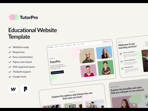 TutorPro - Education Landing Page, a Landing Page Template by EGO Creative Innovations (Thumbnail 1 of 6)