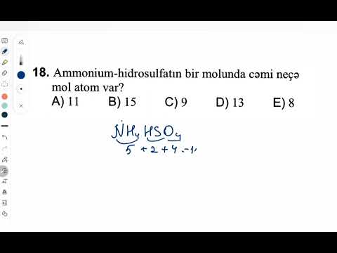 Video: Ammonium duzları həll olunurmu?