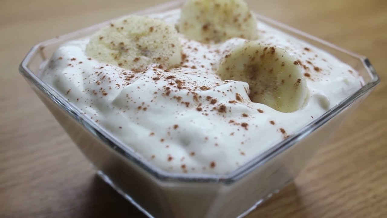 Bananenquarkspeise, schnell und lecker Bananenquark selber machen ...