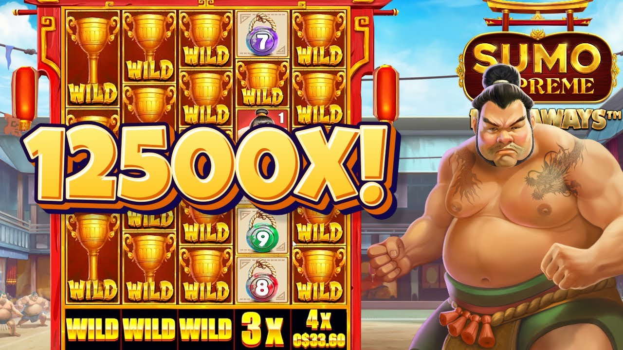 HE HIT THE FIRST MAX WIN EVER ON SUMO SUPREME MEGAWAYS! 12500X - YouTube