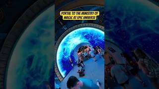 Walking Through the Chronos Portal to Ministry of Magic | Epic Universe