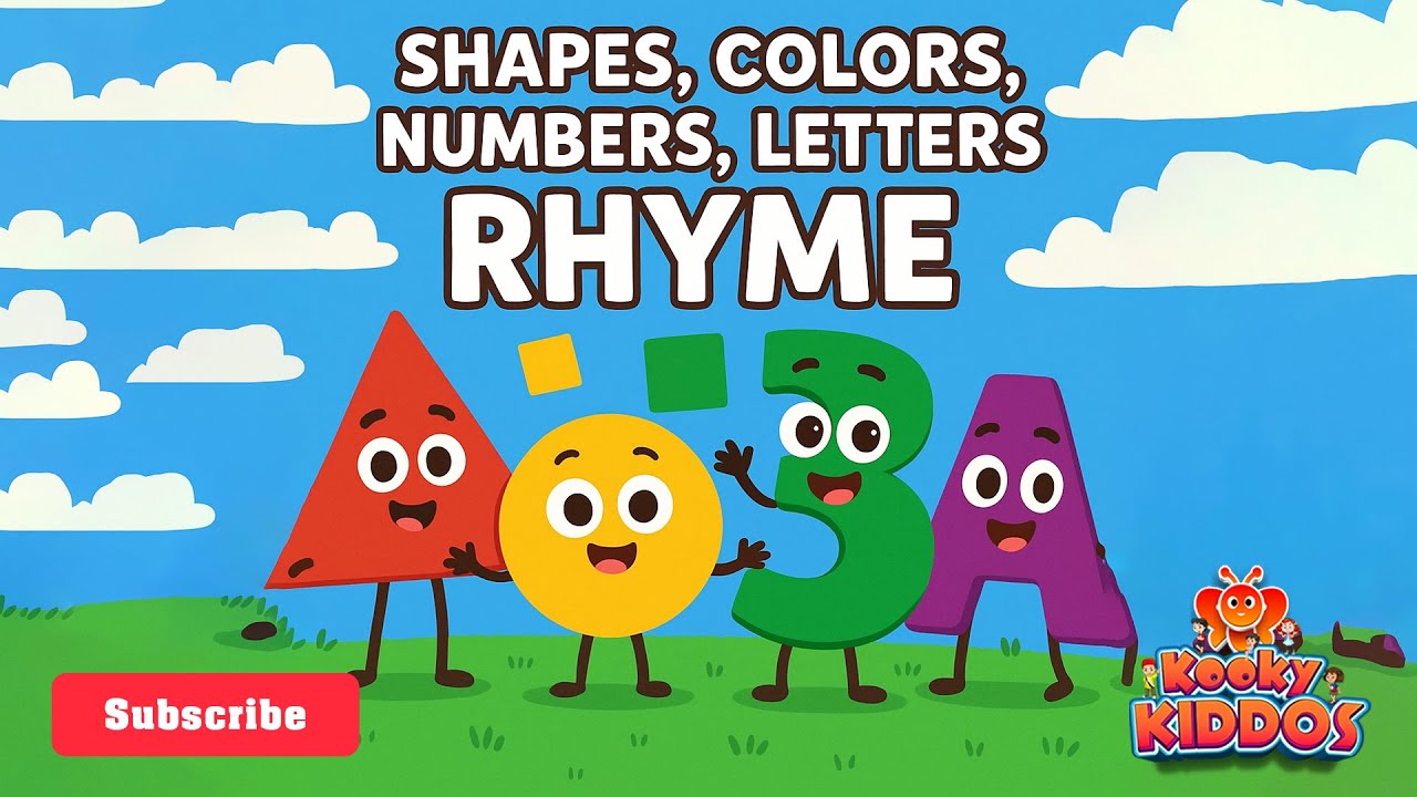 Shapes, Colors, Numbers, Letters Rhyme | Fun Concepts for Kids