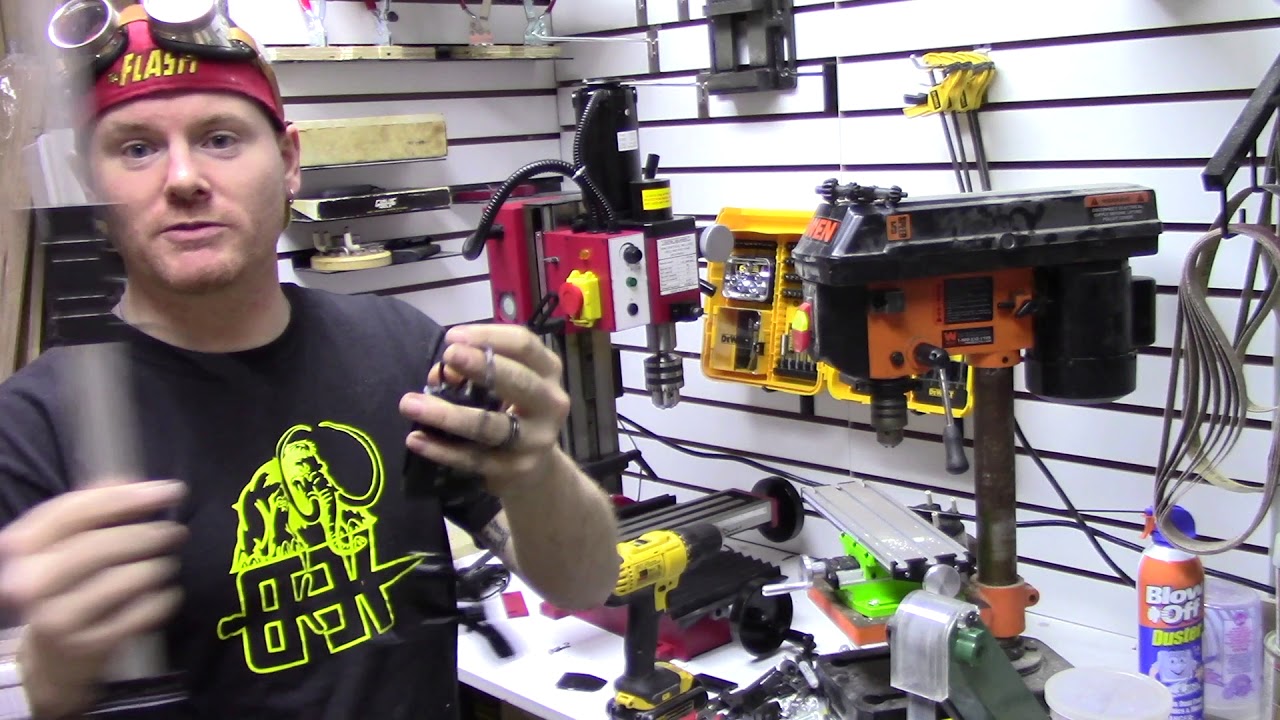 Harbor Freight Mini Mill 44991 DRO Install Part 1 YouTube