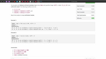number of arithmetic triplets leetcode