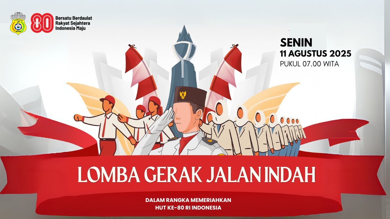 LIVE: Lomba Gerak Jalan Indah Dalam Rangka HUT ke-80 RI Tingkat Kabupaten Buton Tahun 2025